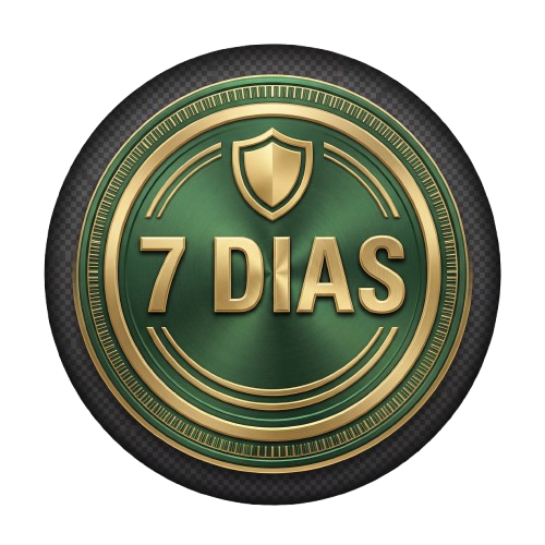 Selo de garantia incondicional de 7 dias